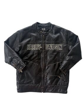 Harley Davidson Faux Leather Jacket size 7